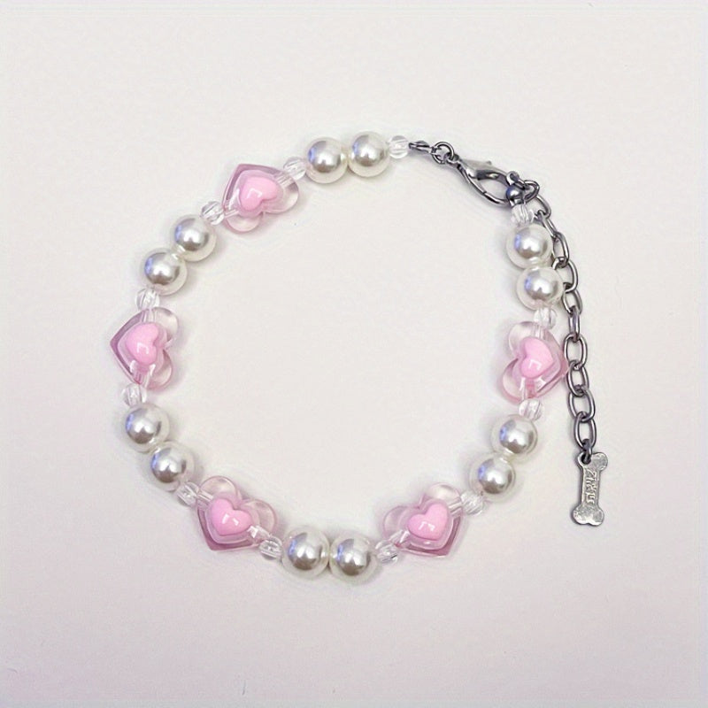 Pearl Hearts Necklace
