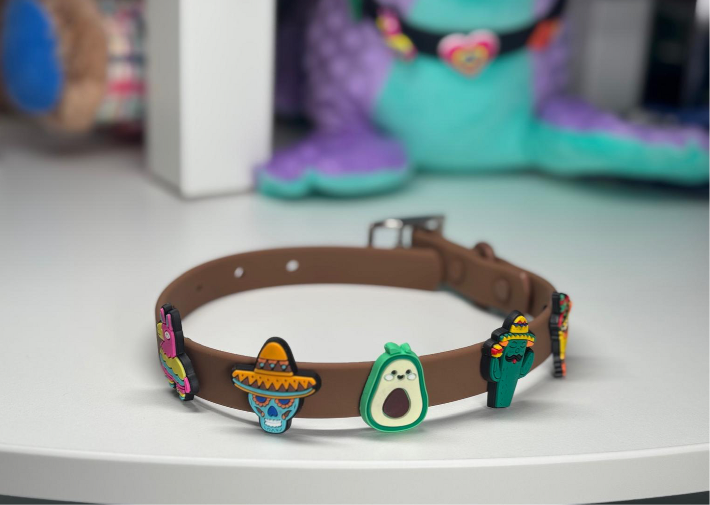 Charm Collar: Brown