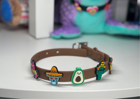 Charm Collar: Brown