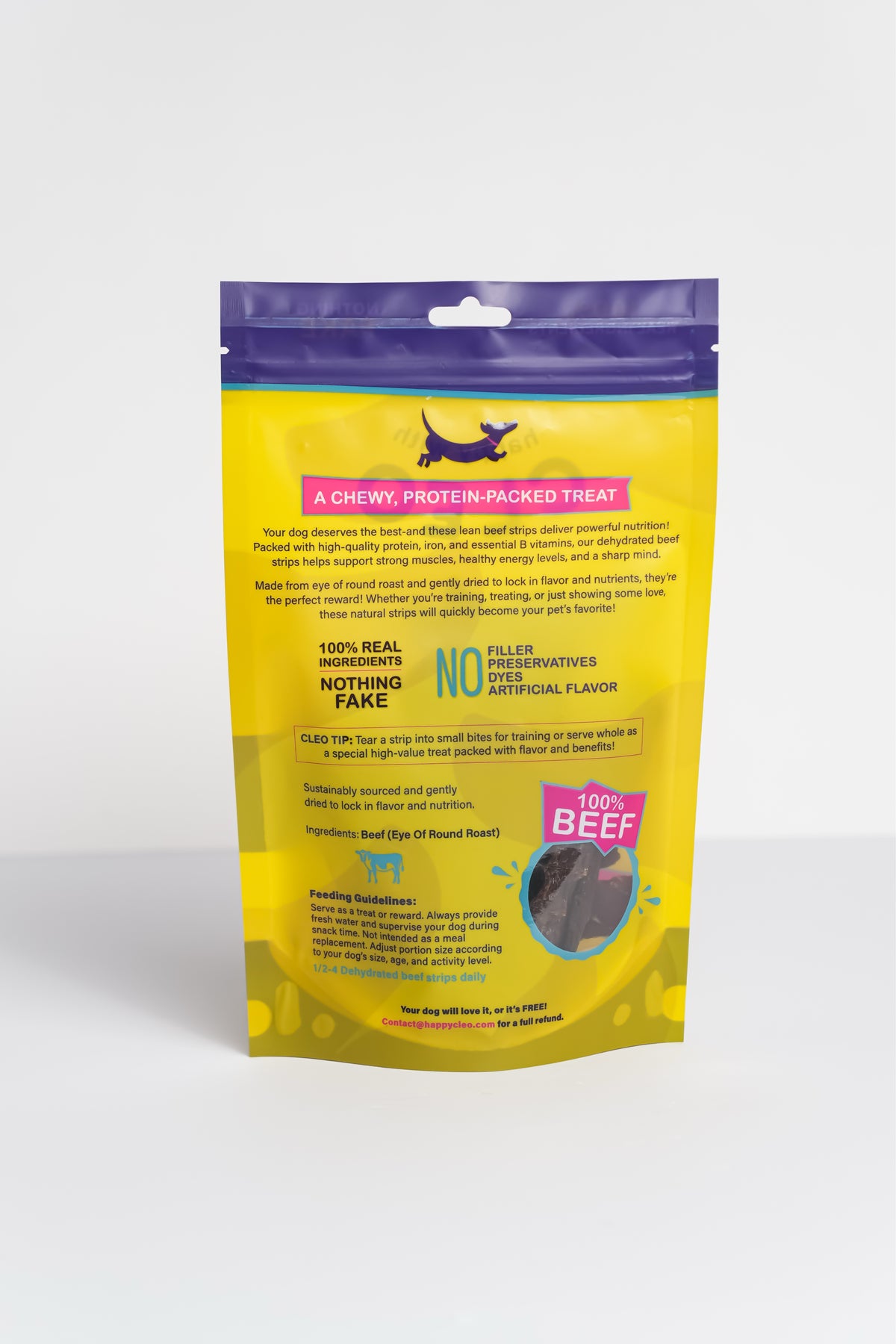 Happy With Cleo: Beef Strips