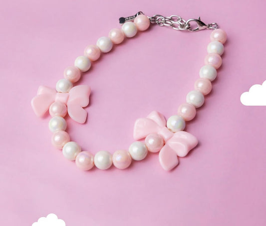 Bows Pearl Necklace