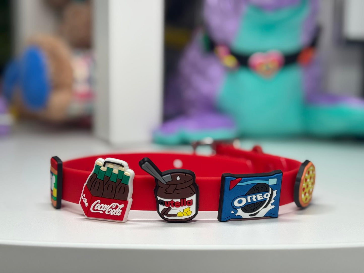 Charm Collar: Red