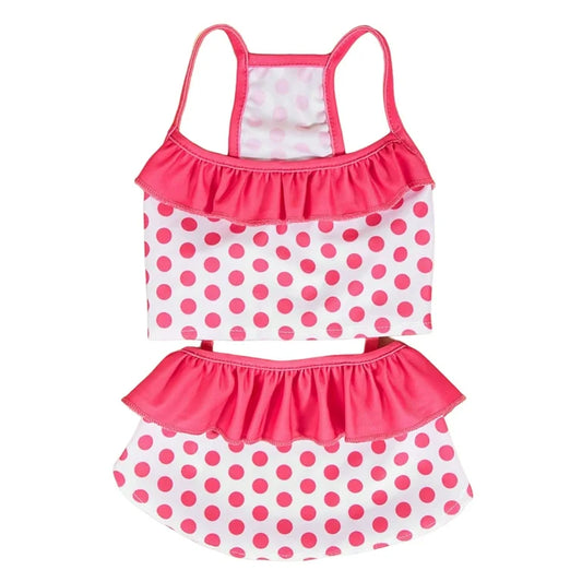 Pink Polka Dot Swimsuit