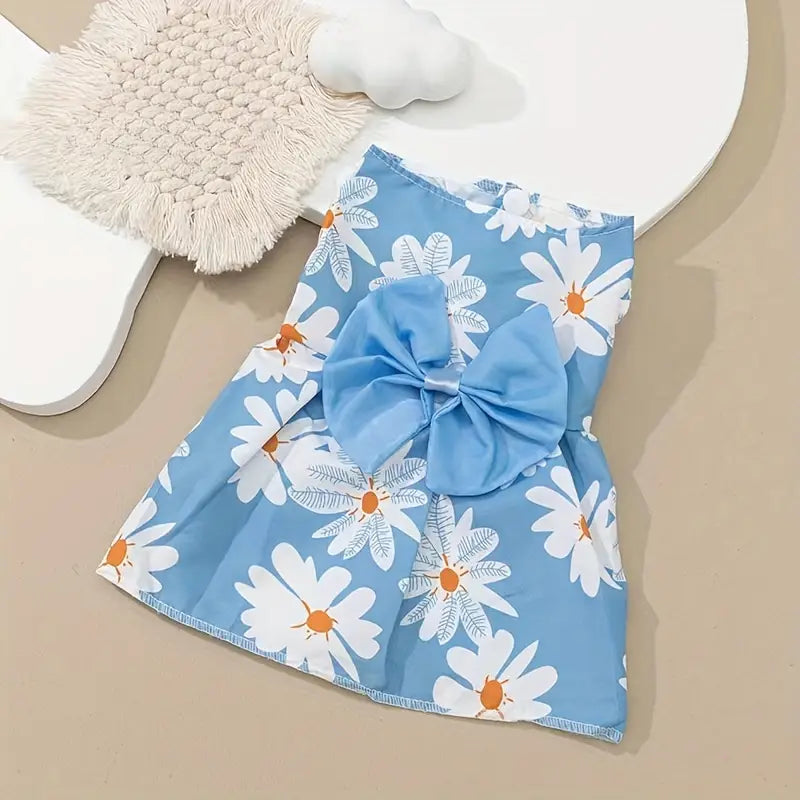 Blue Flowers Dress