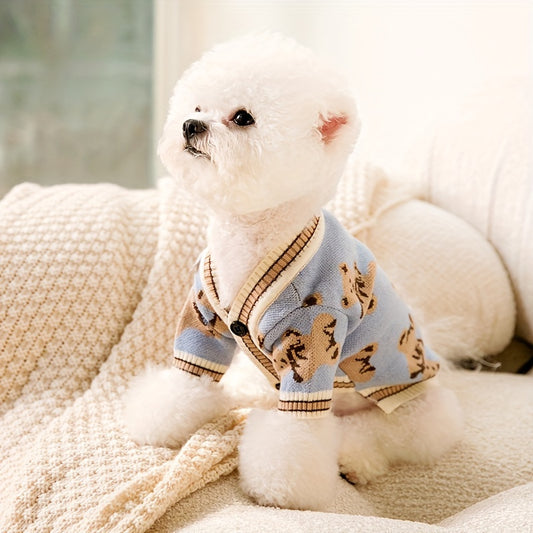 Bear Sweater: Blue