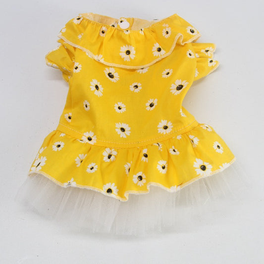 Yellow Flowers Dress
