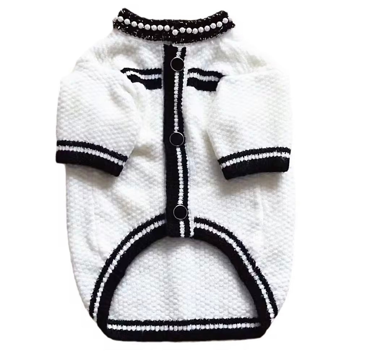 White Pearls Sweater