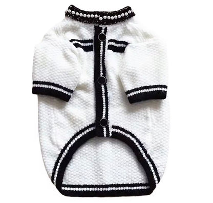 White Pearls Sweater