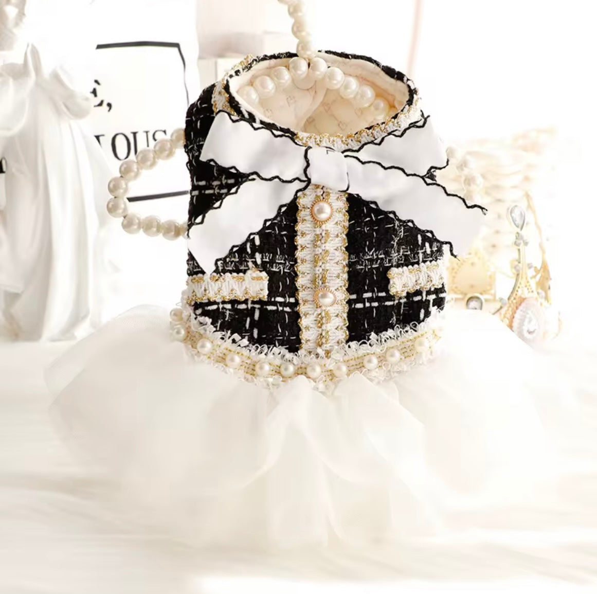 Pearl Dress: Black