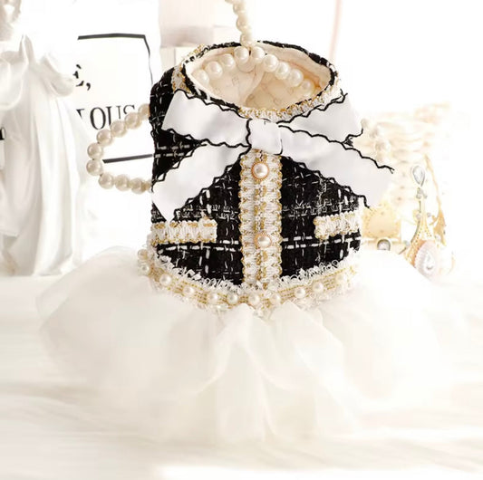 Pearl Dress: Black