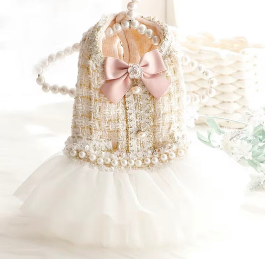 Pearl Dress: White