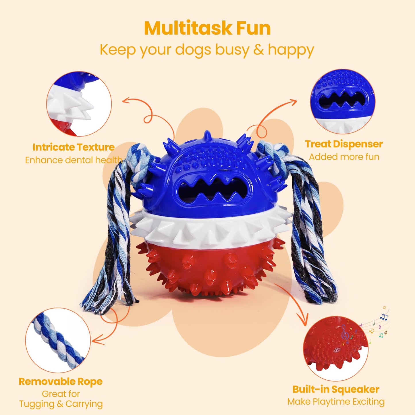 Food Dispensing Ball