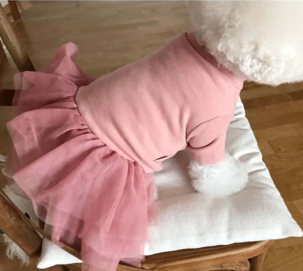 T-Shirt Dress: Pink