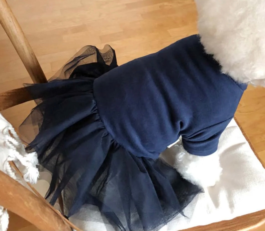 T-Shirt Dress: Navy