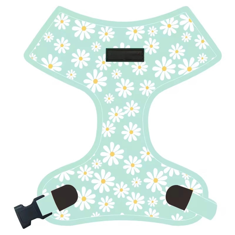 Green Flowers Harness