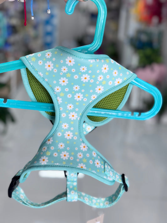Green Flowers Harness
