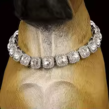Diamond Necklace Silver